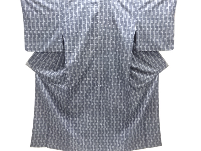 JAPANESE KIMONO / TSUMUGI / WOVEN IGETA PATTERN
